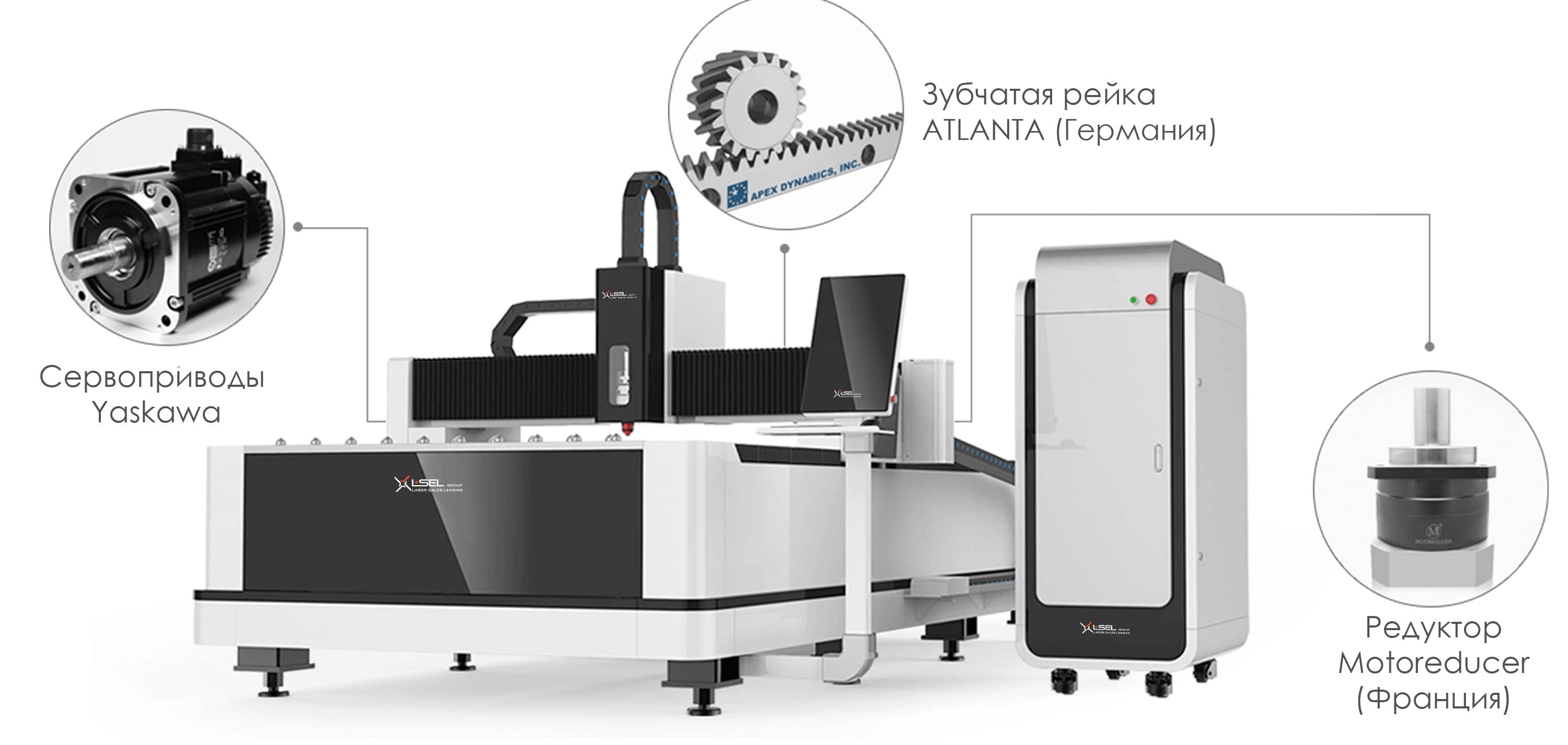 Оптоволоконный станок для лазерной резки L-SEL3015CN фото, цена